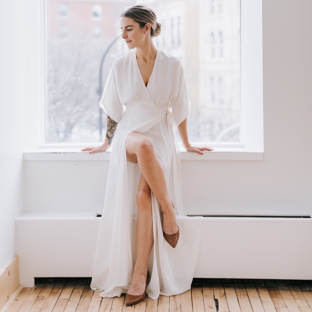 Reformation White Wedding Dress